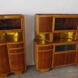 China buffets en Beech, 1950s, Set of 2