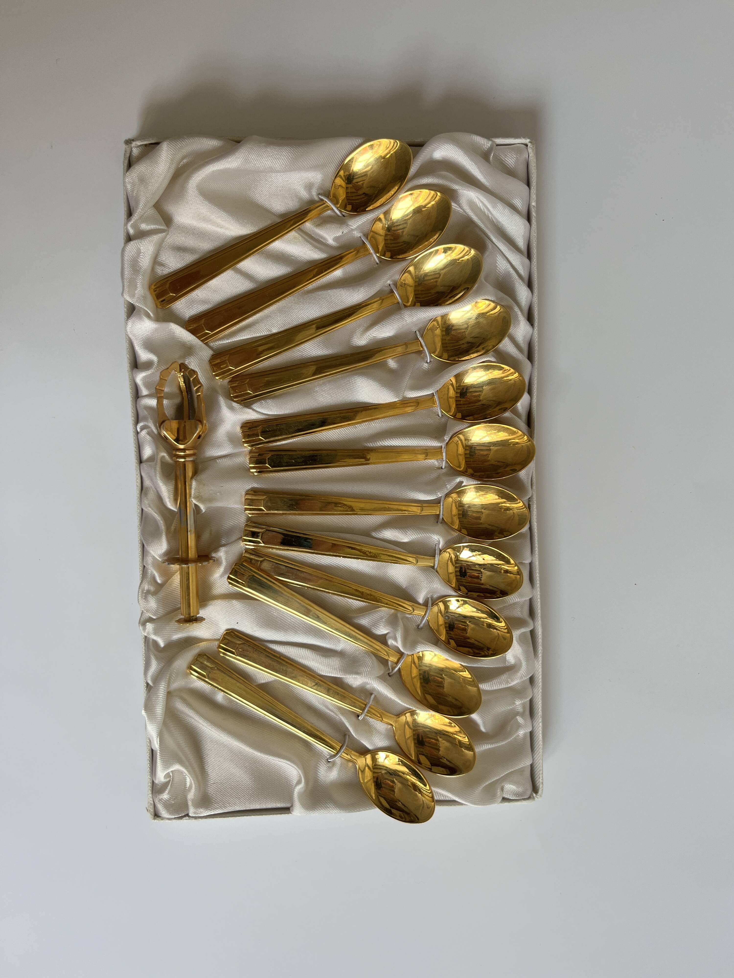 Fabiora 24-carat gilded spoons