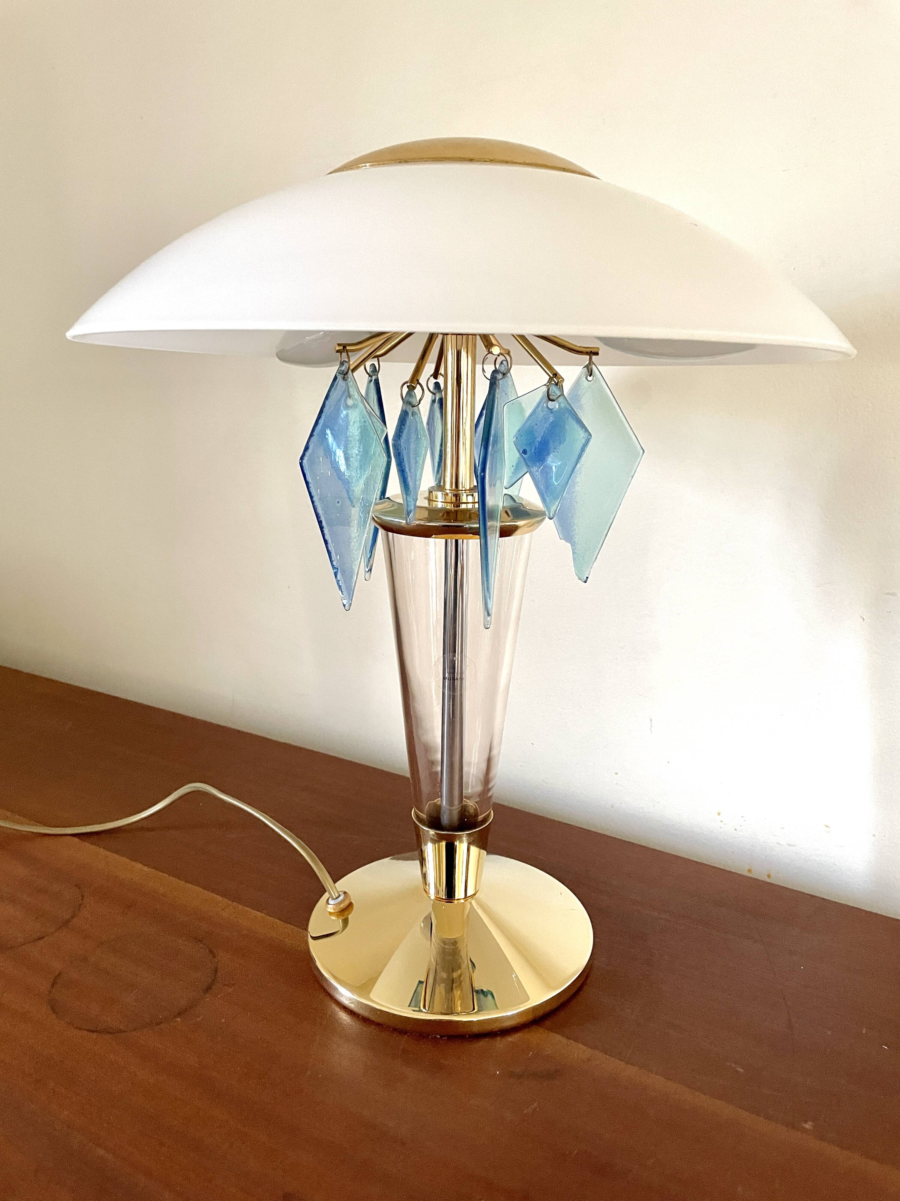 Lampe champignon Murano 1980