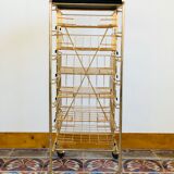 1950 Golden brass paper serving