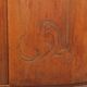 armoire 1930 trois portes chêne clair