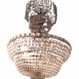List in crystal and bronze of the 20s, balloon crystal chandelier