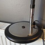 Large vintage chrome table lamp Aluminor - Rare XXL format - 70s