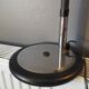 Large vintage chrome table lamp Aluminor - Rare XXL format - 70s