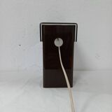 Table lamp plastic 70s brown