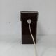 Table lamp plastic 70s brown