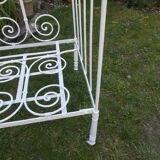 Wrought iron bed