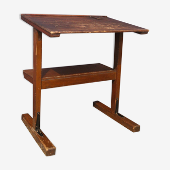 Wooden schoolboy desk