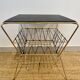Table d'appoint porte-revues - porte vinyles