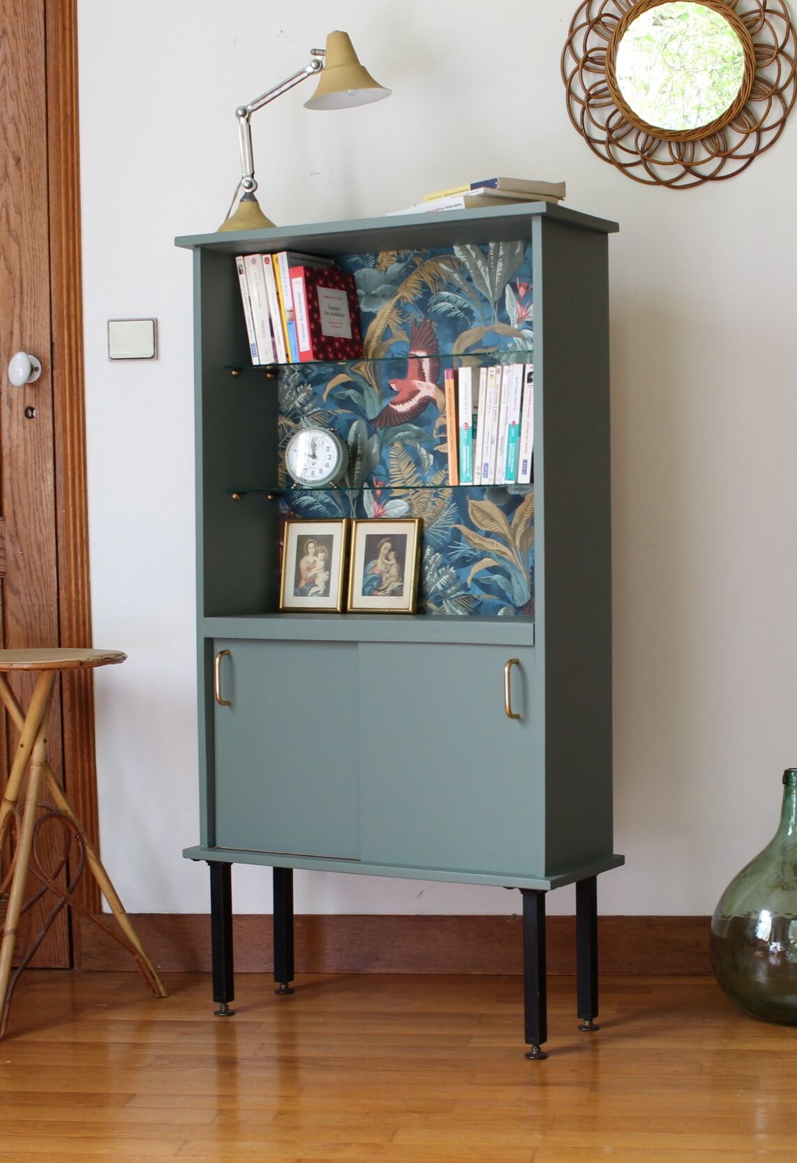 Vintage library from the 60s