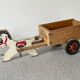 Pull-along toy, "SANTA'S WORKSHOPS", antique toy