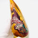 Vase sculpture Murano Gioia Michele Onesto Oball or 24k Sommerso 20cm