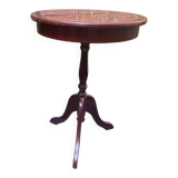 Table table vintage mahogany wood pedestal table