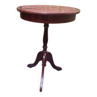 Table table vintage mahogany wood pedestal table