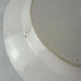 Old plate decoration flowers, ceramic from Auvillar, 18-19th