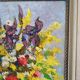 Peinture à l'huile - Bouquet de P. Monnet
