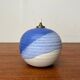 Mid-century studio pottery oil lamp by Karsten Nielsen for KN Keramik, 1960s.