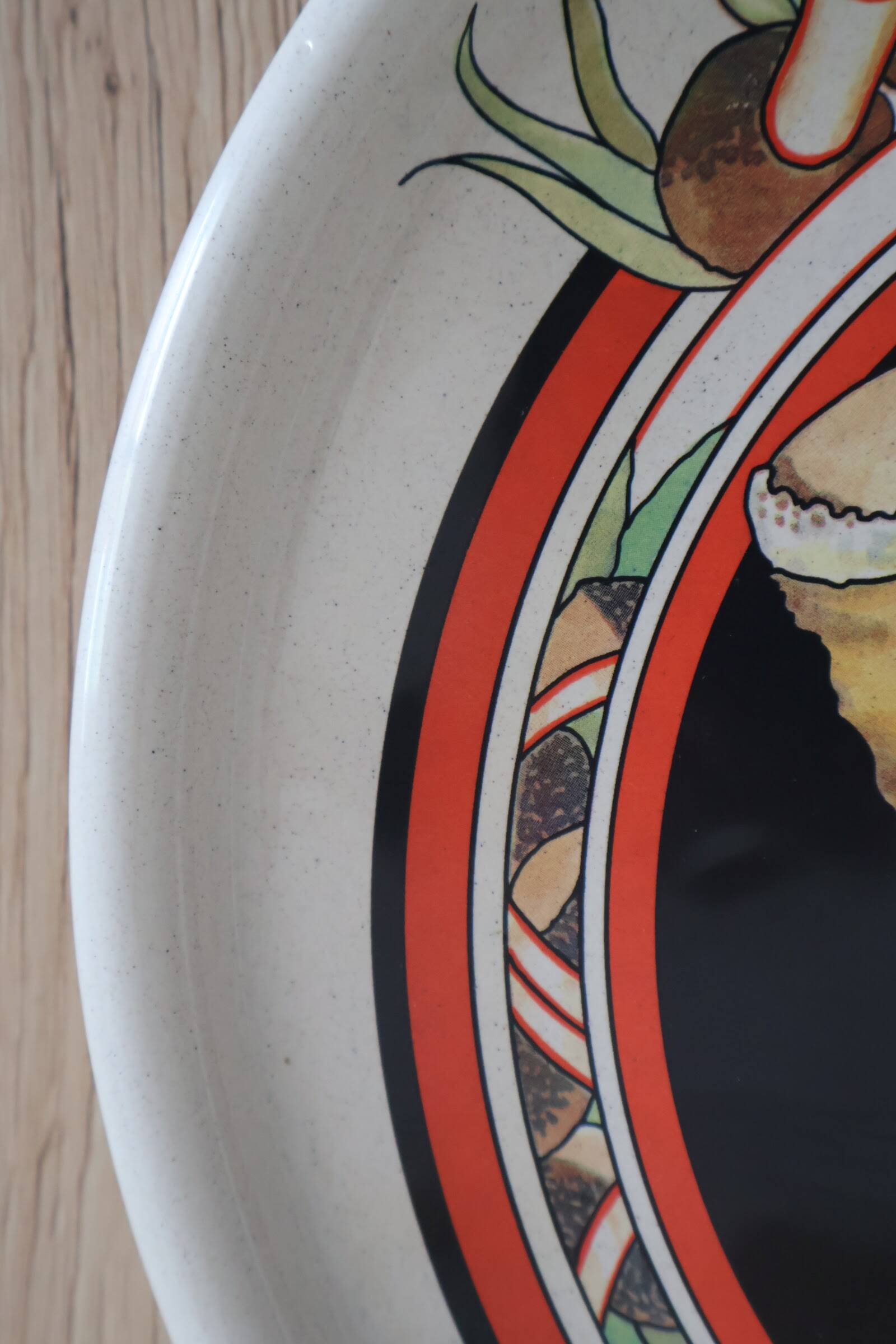 Italian ceramic pie or cake dish