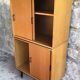 Pair of modular modernist buffets as a bookshelf.