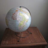 Terrestrial globe in 1957