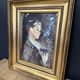 Tableau jeune femme vintage