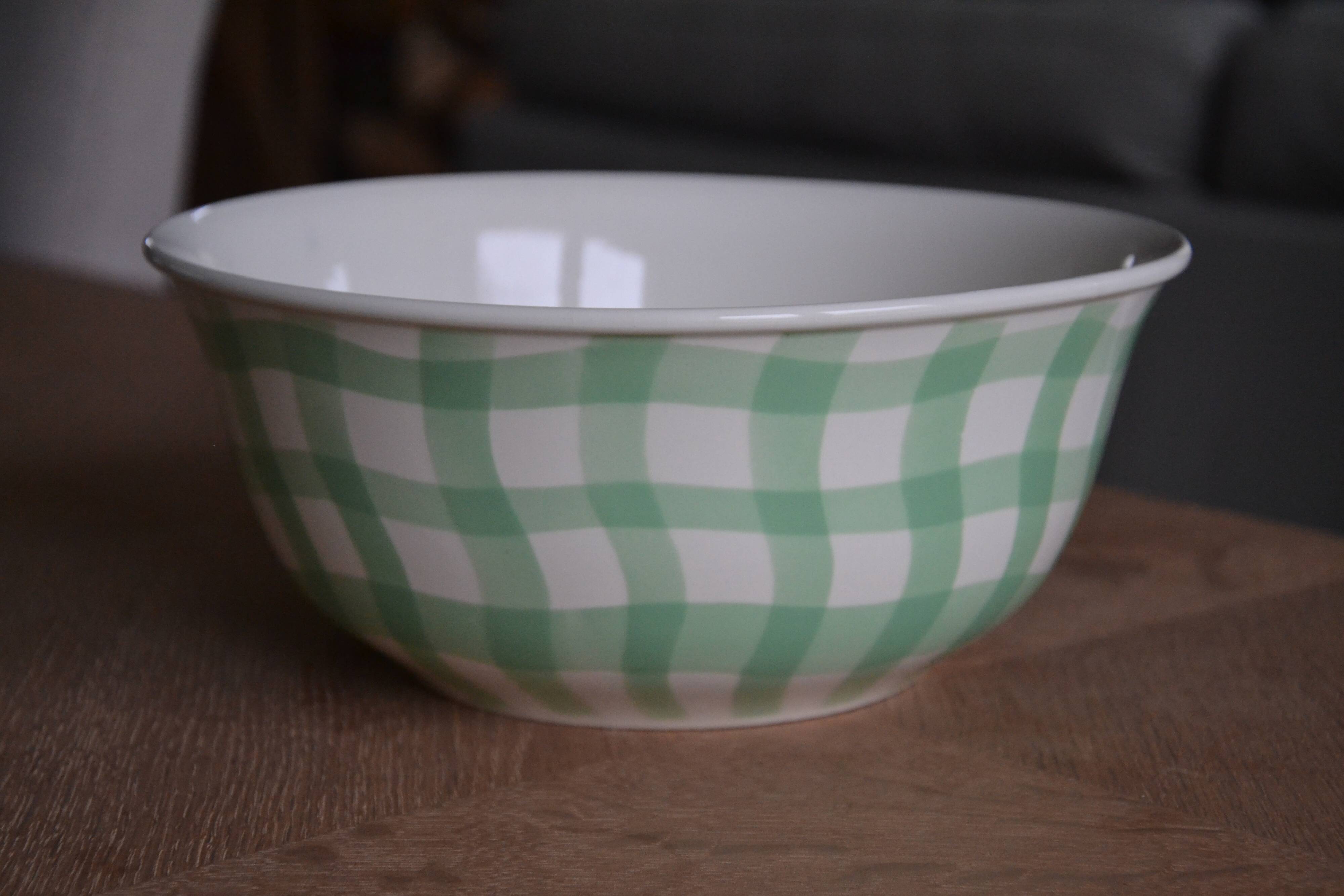 Salins salad bowl, green Croisette model