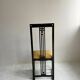 Set of 4 black wooden chairs from the 1970s - "galaxy" model