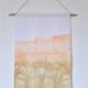 Kakemono vegetable dye Ireland, signed Lueur Végétale