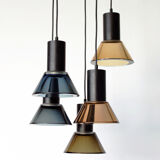 Crystal ceiling fixture by flavio poli for seguso vetri d'arte italy