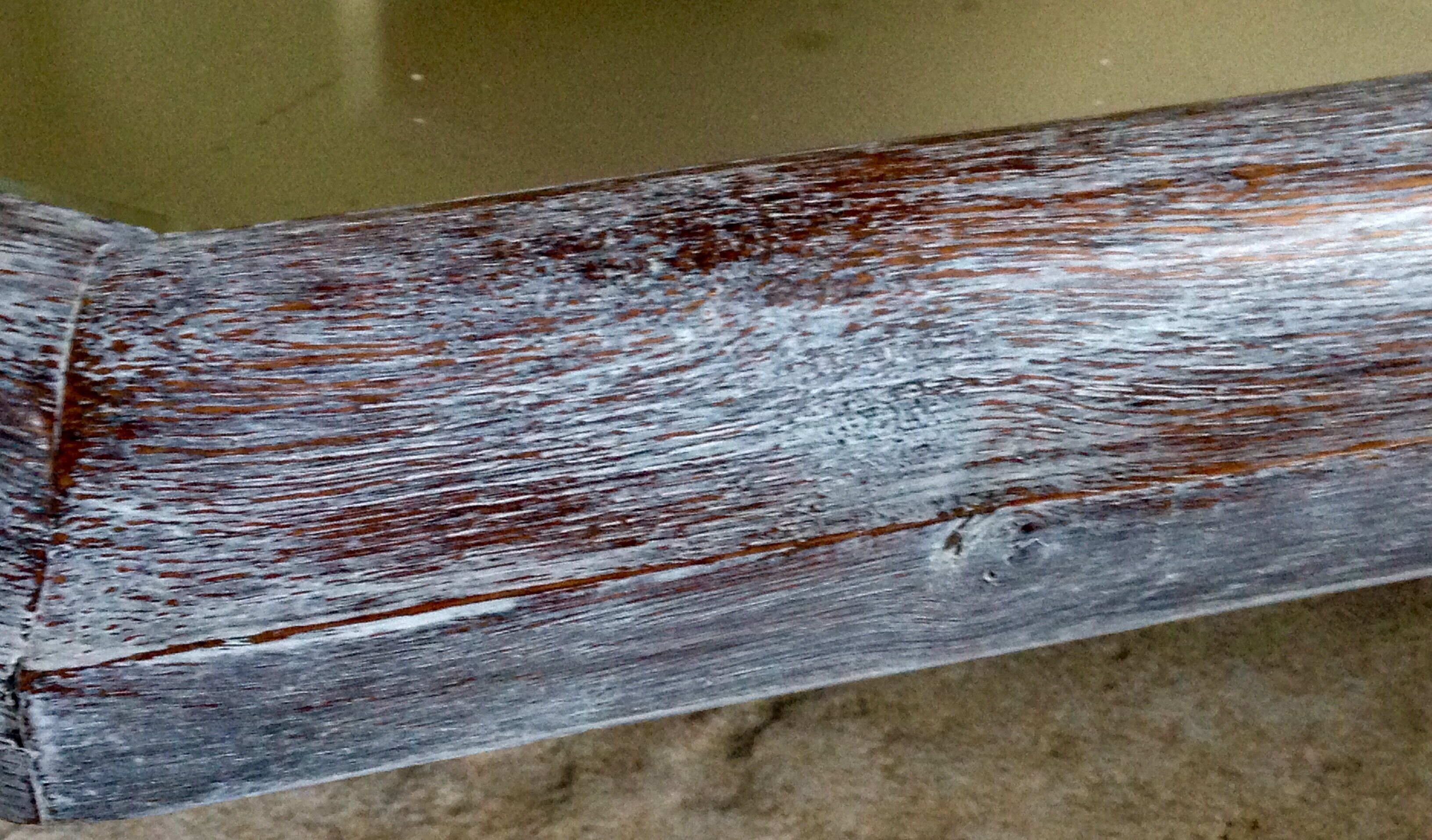 White beveled 81x68cm mirror