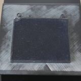 Black marble sculpture