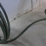 Marble and Forged Iron Low Table - 1950