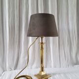 Lampe bougeoir laiton