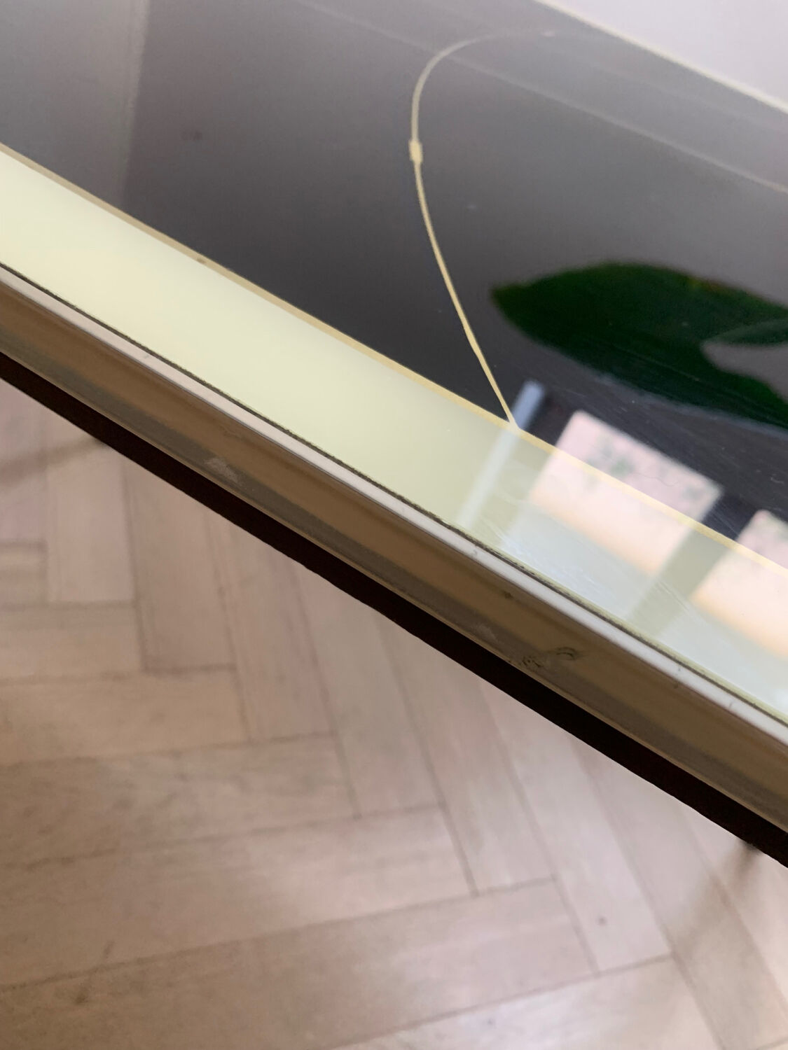 Hand-cranked coffee table