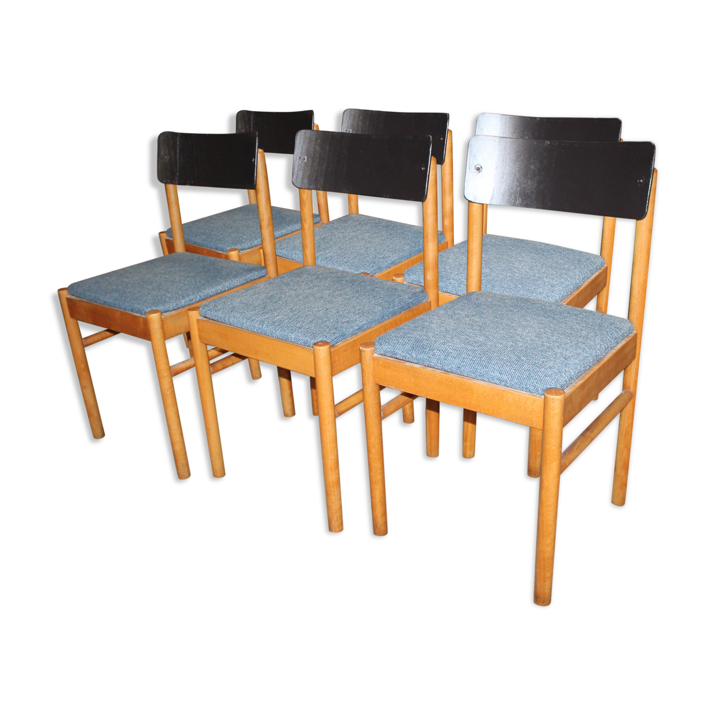Set of six chairs Baumann model Nadia