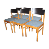 Set of six chairs Baumann model Nadia