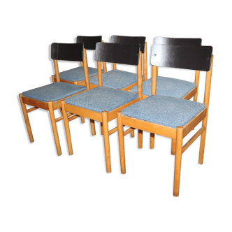 Set of six chairs Baumann model Nadia