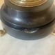 Paire de vases cornets cristal, onyx et bronze