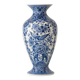 Monumental blue and white baluster vase from Delft, hand-painted, 1950s, Dutch.