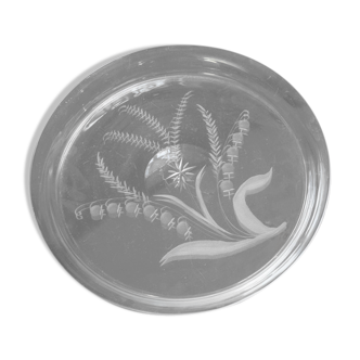 Etched glass top