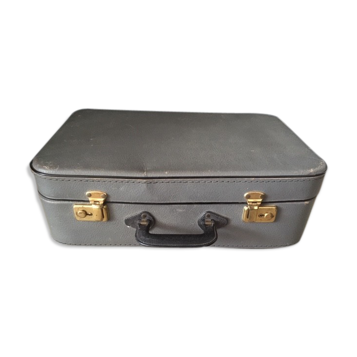 Valise vintage grise