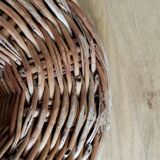 Panier rond plat décoration murale