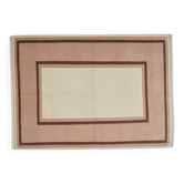 Tapis vintage turc fait main en laine et coton rose des années 1970 186x258