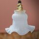 Small glass pendant light "Alba"