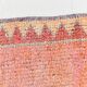 4x10 Runner Salmon Pink Vintage Runner, Turkish Wool Runner, 103x307Cm
