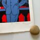 Floc'h signed silkscreen from the film Petites Coupures by Pascal Bonitzer.