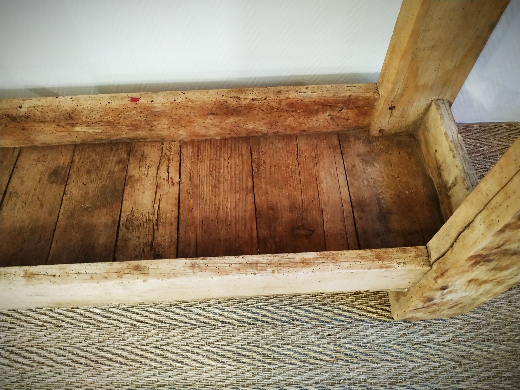 Old beech workbench 205 cm