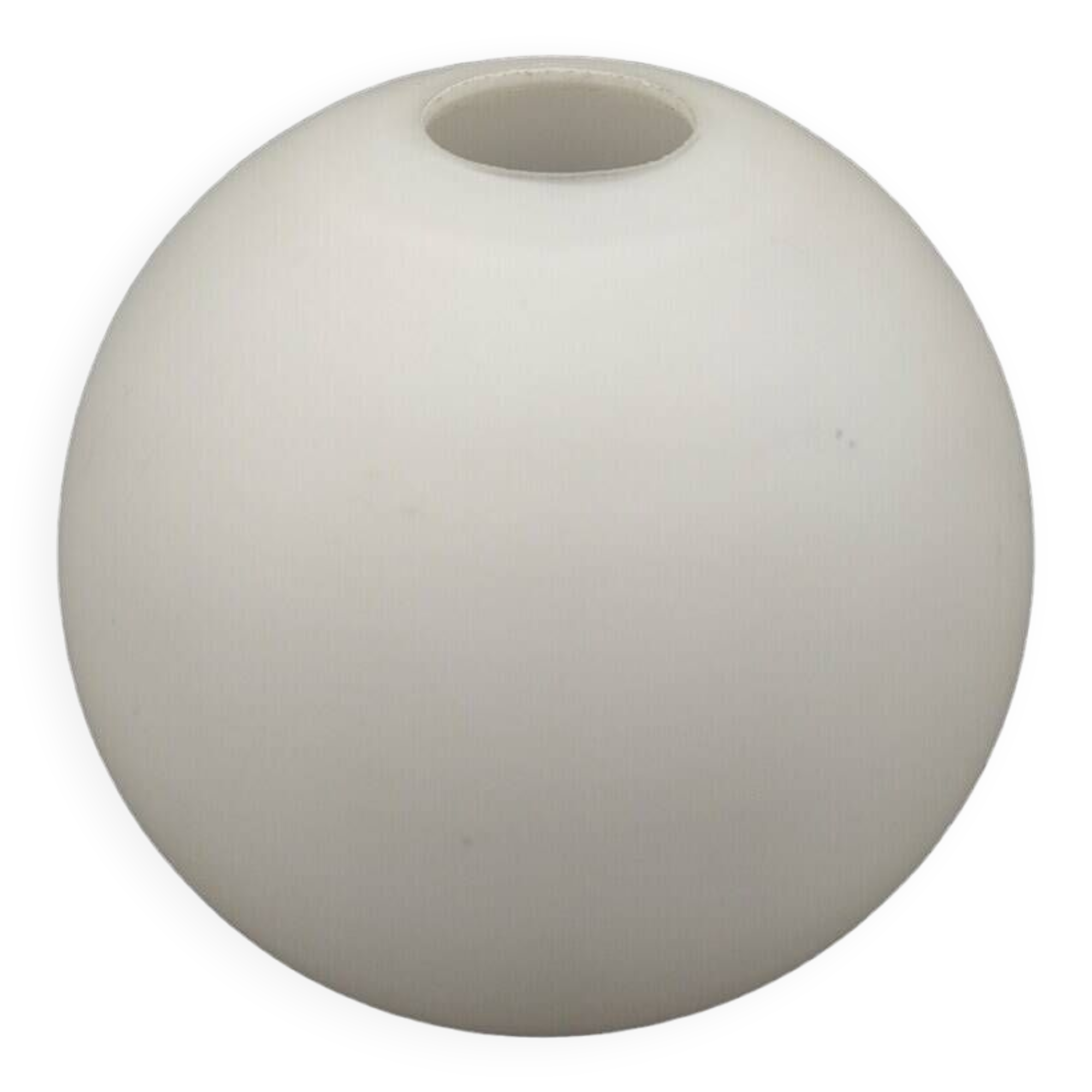 French vintage retro white glass replacement shade