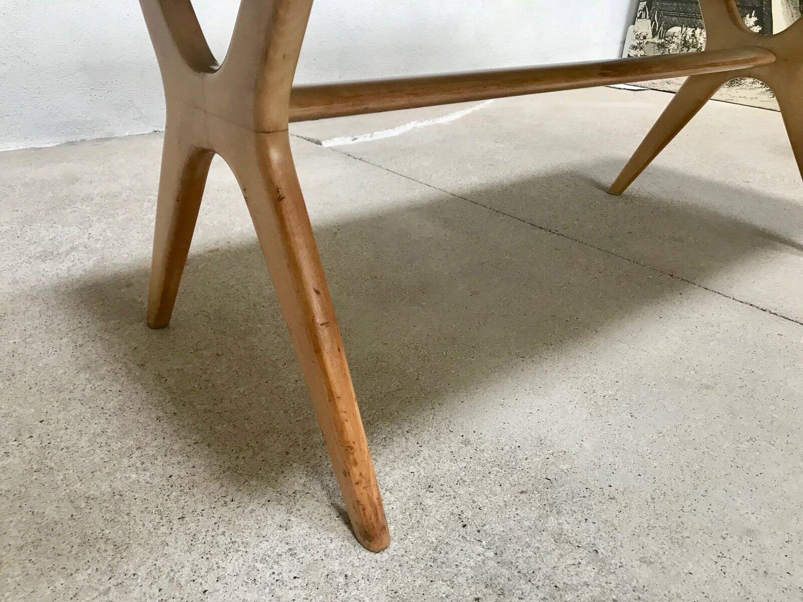 Handcrafted Mosaic coffee table by Berthold Müller, West-Germany 1950s