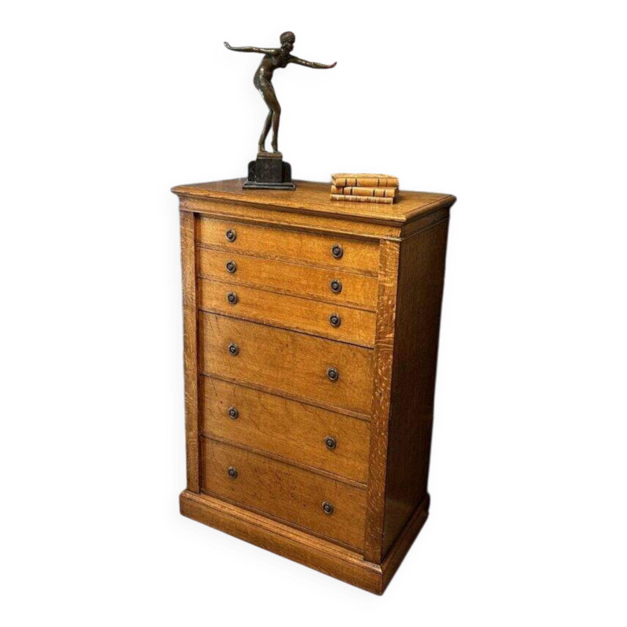 Commode Wellington en chêne antique